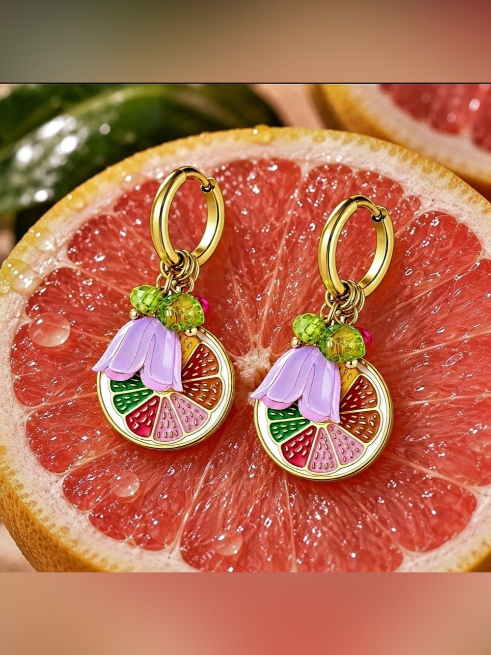 Trópico Feliz Earrings-Sandaya Signature Premium Collection